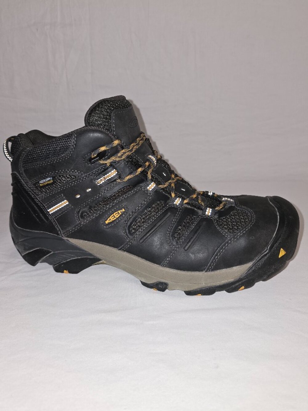 KEEN Utility 1018079 Lansing Mid Waterproof Steel Toe Work Boots for Men 13 D
